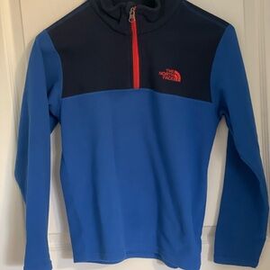 The North Face Navy and Red Fleece Jacket